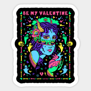 Be My Valentine Sticker